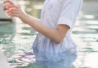 MFStar模范学院 - 白茹雪浴缸唯美套图,带你走进无圣光的梦幻世界