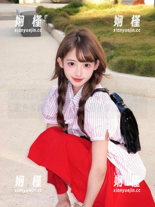 MiStar魅妍社 - 感受淼淼萌萌哒的魅力黑色写真，超多免费美图等你来欣赏！