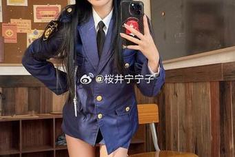 不容错过的写真更新，桜井宁宁的放课后JK魅力四射