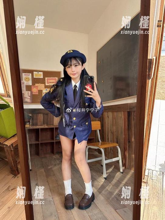 不容错过的写真更新，桜井宁宁的放课后JK魅力四射